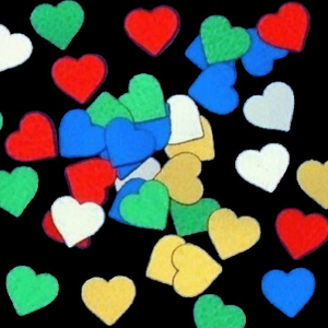 金蔥亮片愛心造型系列 彩色金蔥粉亮片