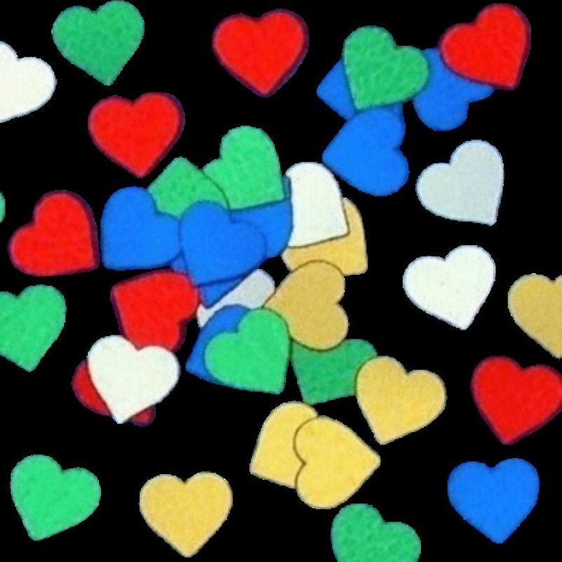 金蔥亮片愛心造型系列 彩色金蔥粉亮片