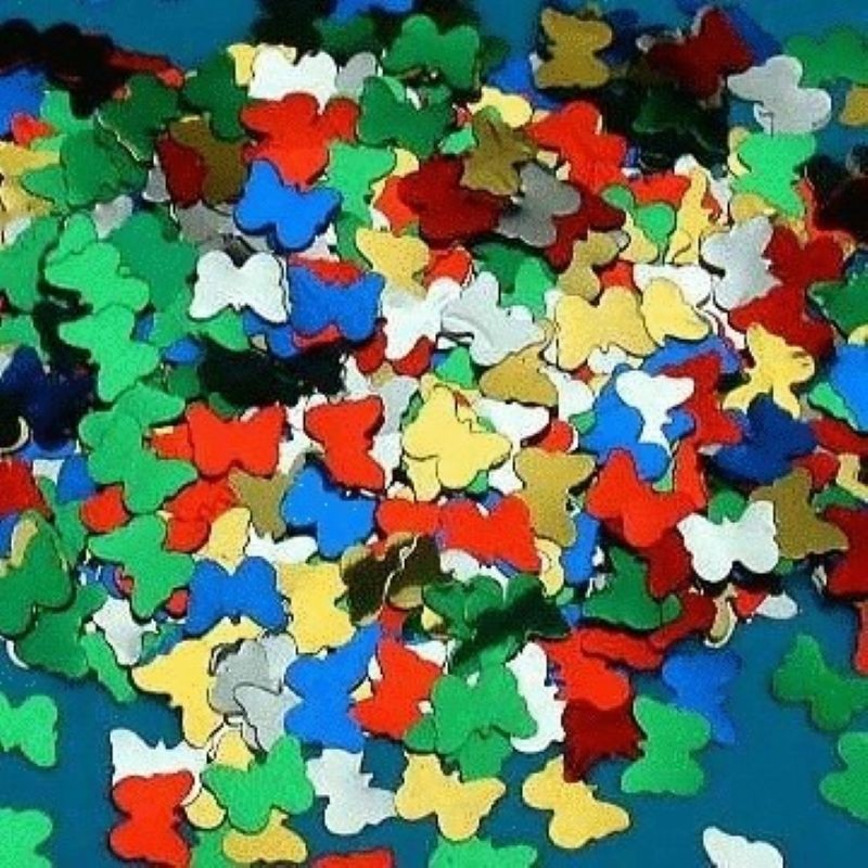 金蔥亮片蝴蝶造型系列 彩色金蔥粉亮片