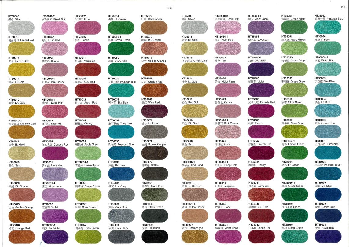 金蔥亮片梅花系列 彩色金蔥亮片