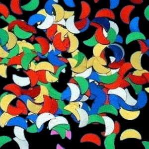 金蔥亮片半月形造型 彩色金蔥粉亮片