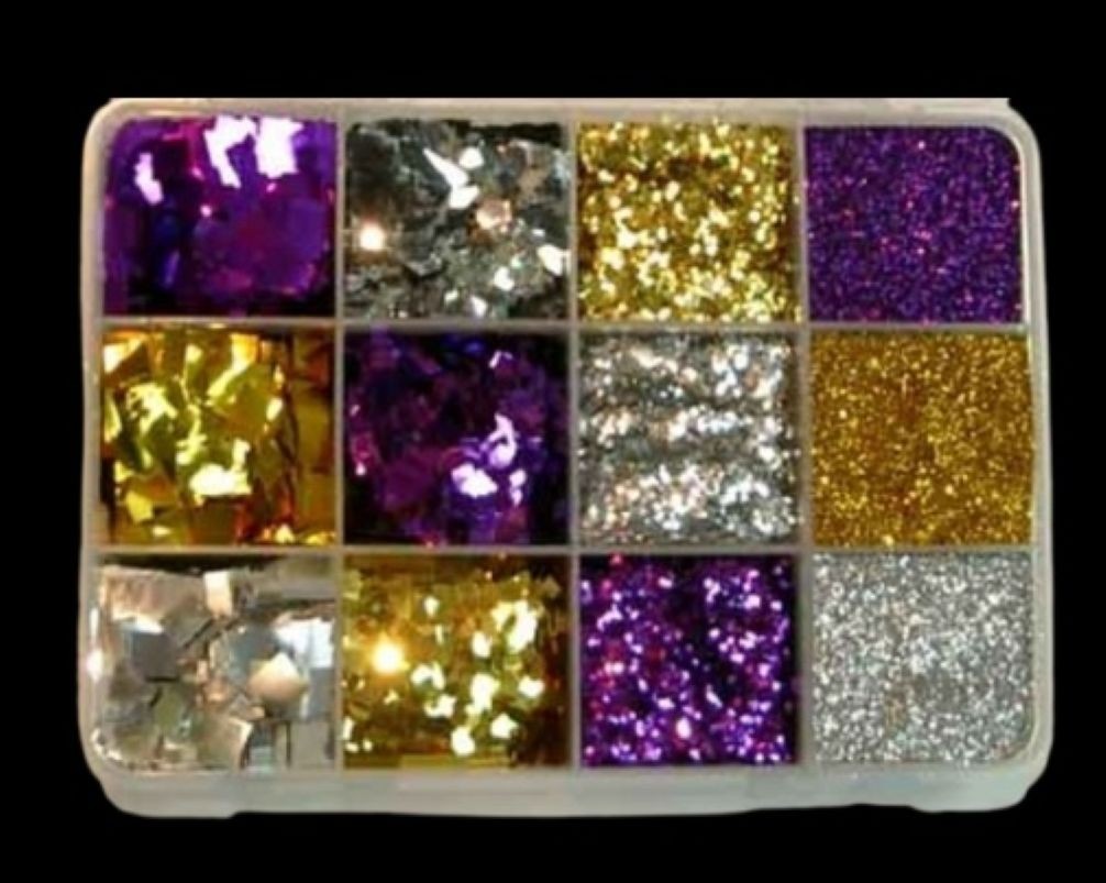 聖誕飾品裝飾金蔥粉系列 彩色金蔥粉