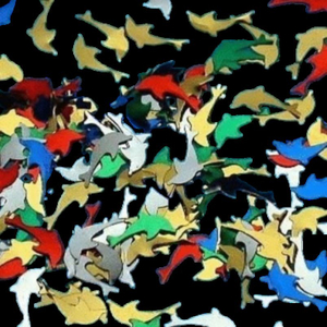 金蔥亮片海豚系列 彩色金蔥粉亮片