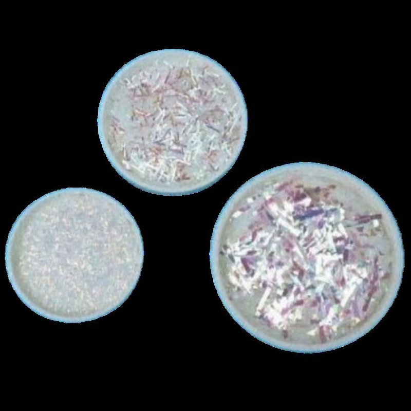 金蔥亮片粉末. 針狀. 細長條形狀造型 彩色金蔥粉亮片