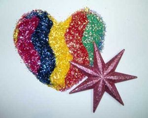 聖誕飾品裝飾金蔥粉系列 彩色金蔥粉