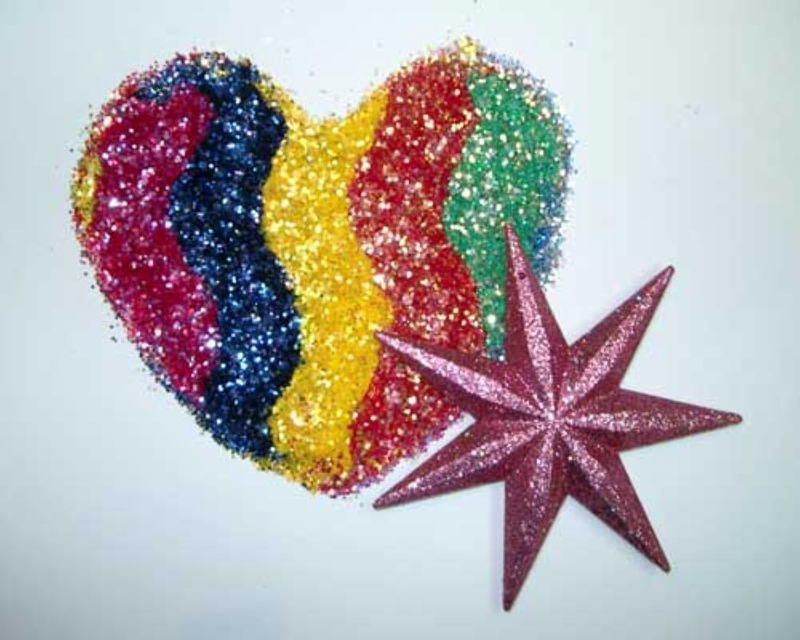 聖誕飾品裝飾金蔥粉系列 彩色金蔥粉