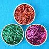 金蔥亮片顆粒狀綠. 紅. 桃紅色 彩色金蔥粉亮片