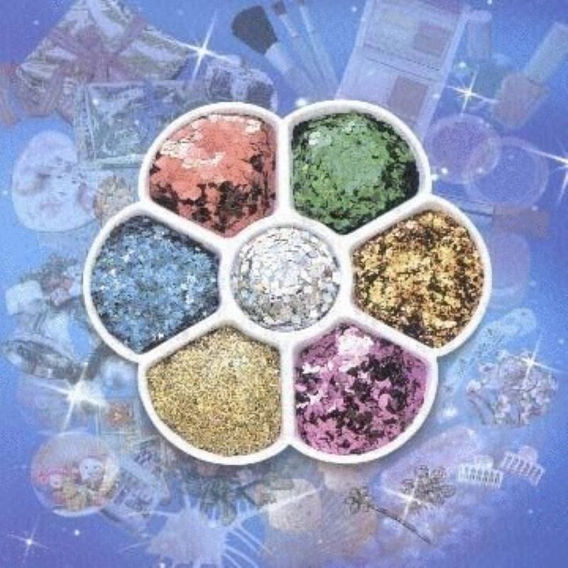 彩繪指甲金蔥粉系列 包裝材料 彩色金蔥粉