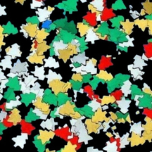 金葱亮片树木造型 彩色金葱亮片